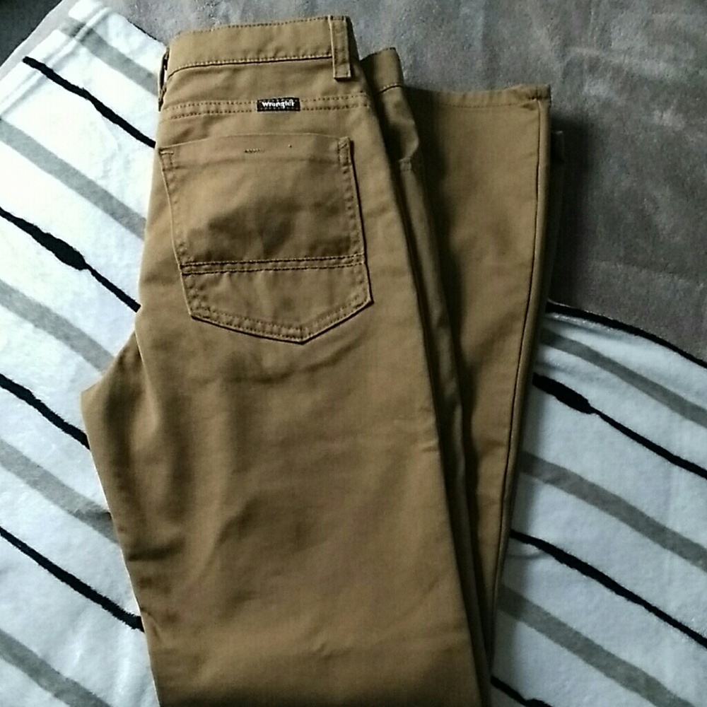 Boys Wrangler Khaki pant size 16